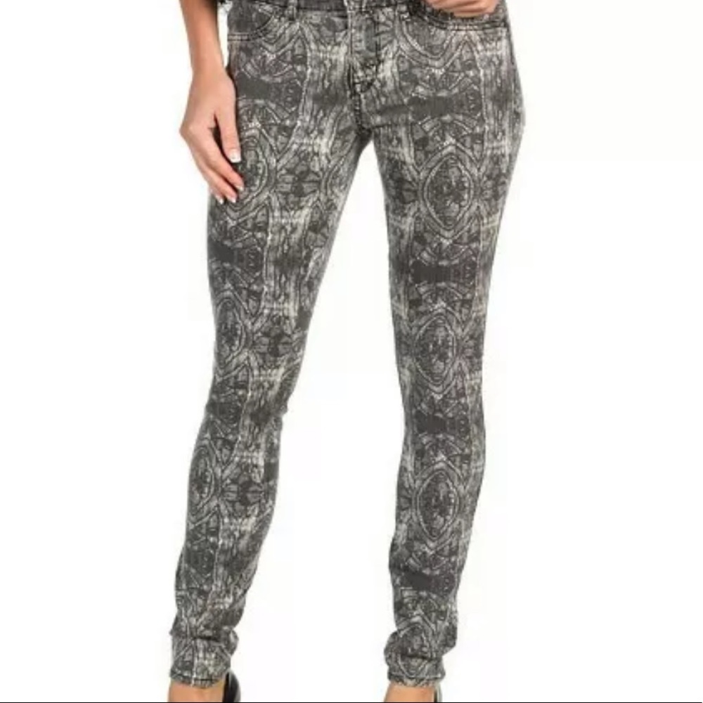 Rich & Skinny Marilyn boho printed skinny jeans 25